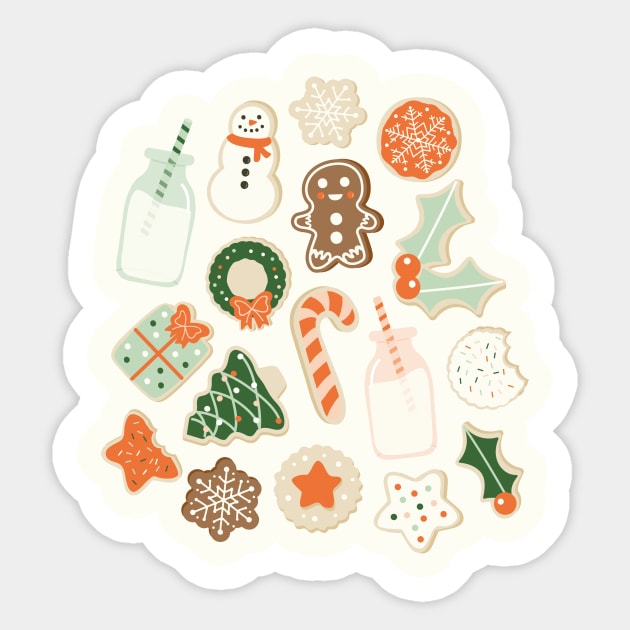 Christmas Cookies Sticker by allisonromerodesign